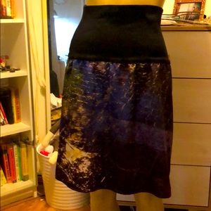 Agnes b Stretch Print Skirt